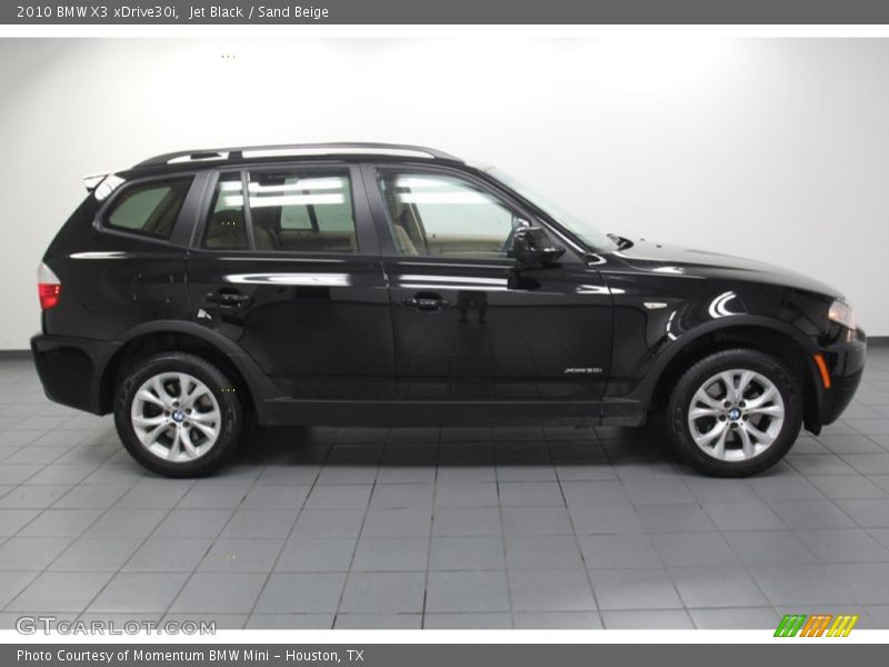 Jet Black / Sand Beige 2010 BMW X3 xDrive30i