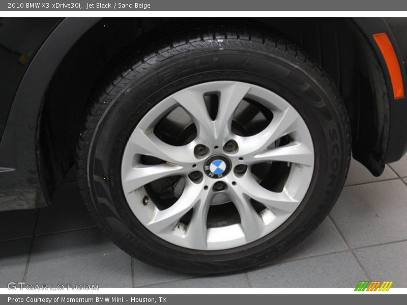 Jet Black / Sand Beige 2010 BMW X3 xDrive30i