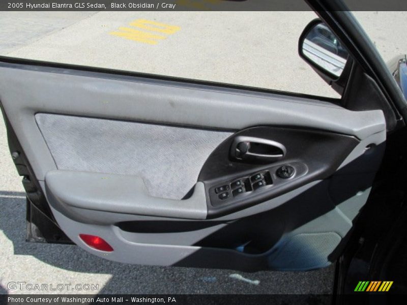Black Obsidian / Gray 2005 Hyundai Elantra GLS Sedan