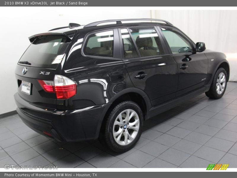 Jet Black / Sand Beige 2010 BMW X3 xDrive30i