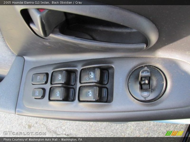 Black Obsidian / Gray 2005 Hyundai Elantra GLS Sedan