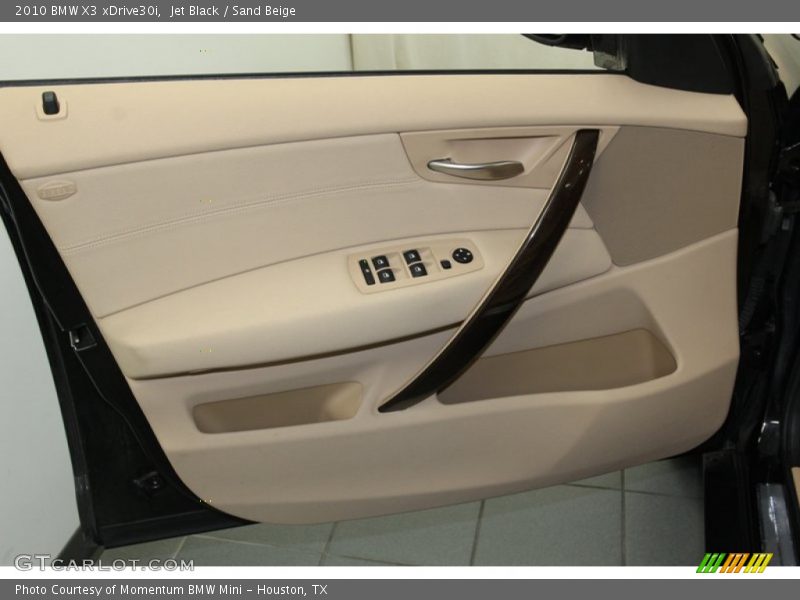 Jet Black / Sand Beige 2010 BMW X3 xDrive30i