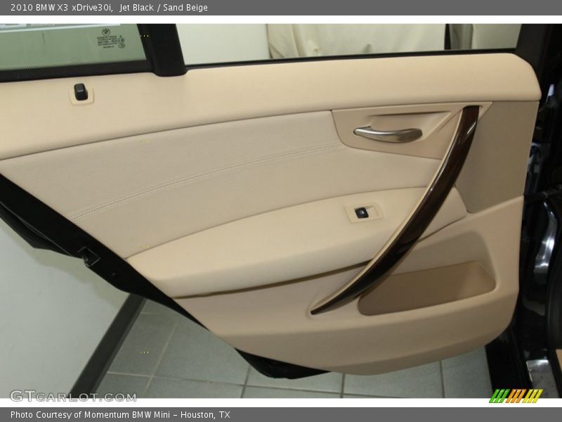 Jet Black / Sand Beige 2010 BMW X3 xDrive30i