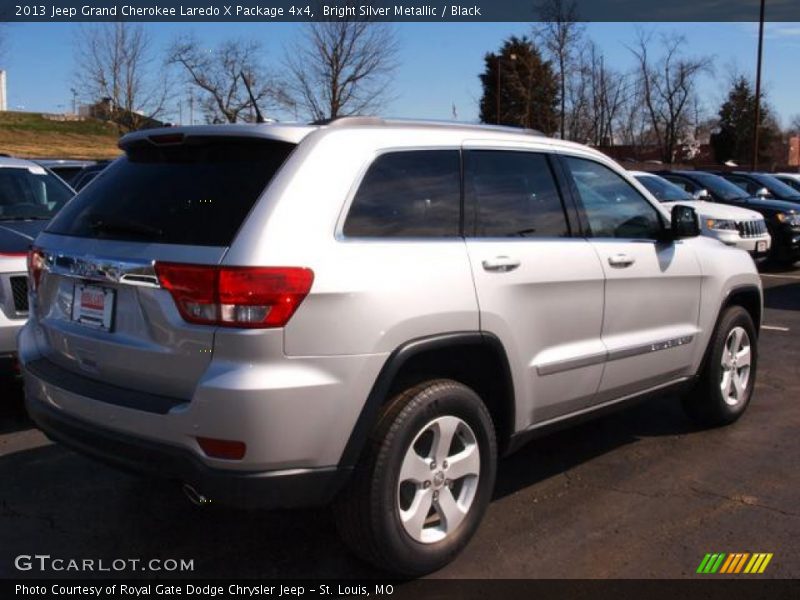 Bright Silver Metallic / Black 2013 Jeep Grand Cherokee Laredo X Package 4x4