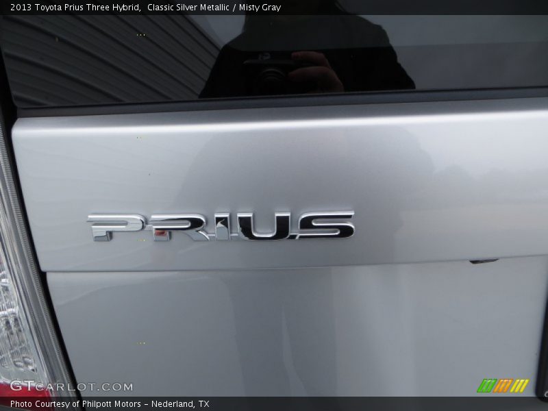 Classic Silver Metallic / Misty Gray 2013 Toyota Prius Three Hybrid