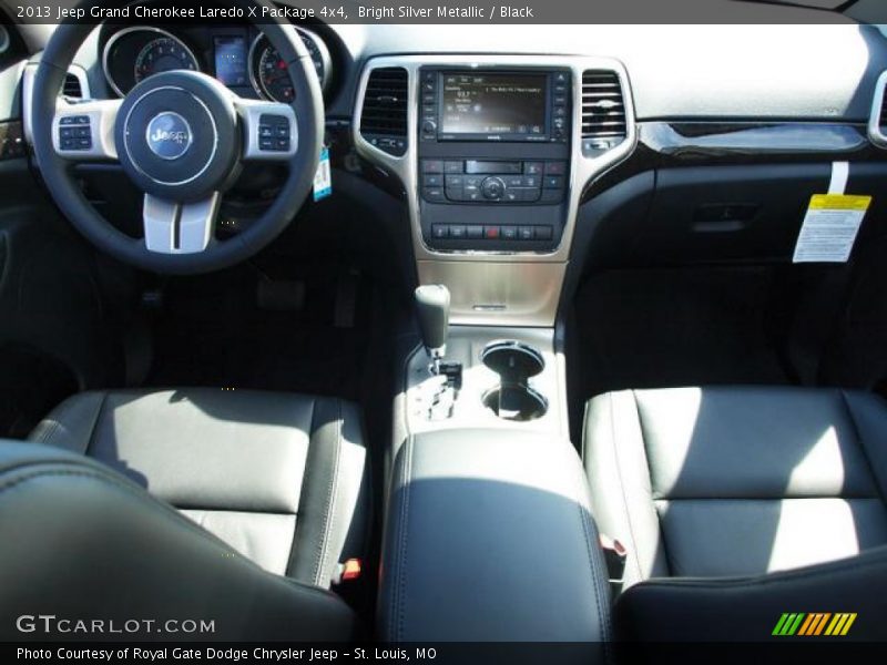 Bright Silver Metallic / Black 2013 Jeep Grand Cherokee Laredo X Package 4x4