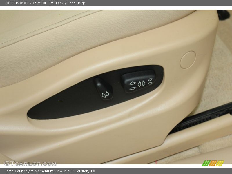 Jet Black / Sand Beige 2010 BMW X3 xDrive30i