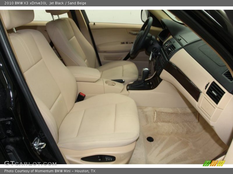 Jet Black / Sand Beige 2010 BMW X3 xDrive30i