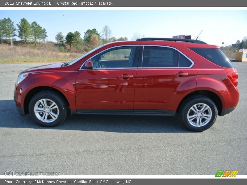 Crystal Red Tintcoat / Jet Black 2013 Chevrolet Equinox LT