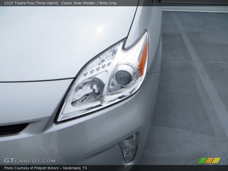 Classic Silver Metallic / Misty Gray 2013 Toyota Prius Three Hybrid