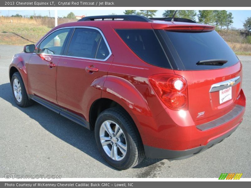Crystal Red Tintcoat / Jet Black 2013 Chevrolet Equinox LT