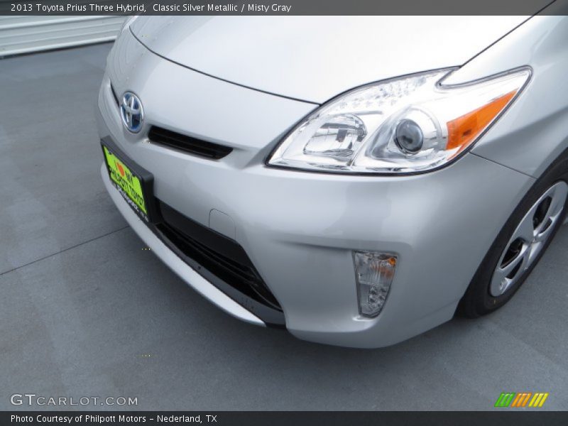 Classic Silver Metallic / Misty Gray 2013 Toyota Prius Three Hybrid