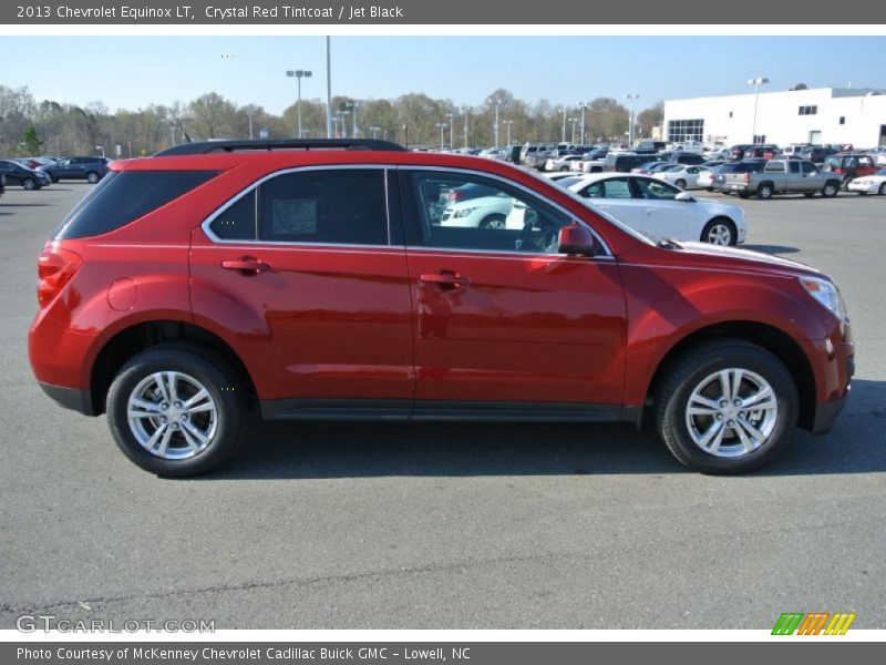 Crystal Red Tintcoat / Jet Black 2013 Chevrolet Equinox LT