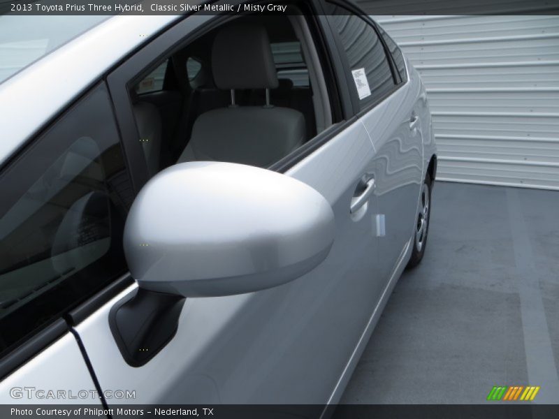 Classic Silver Metallic / Misty Gray 2013 Toyota Prius Three Hybrid