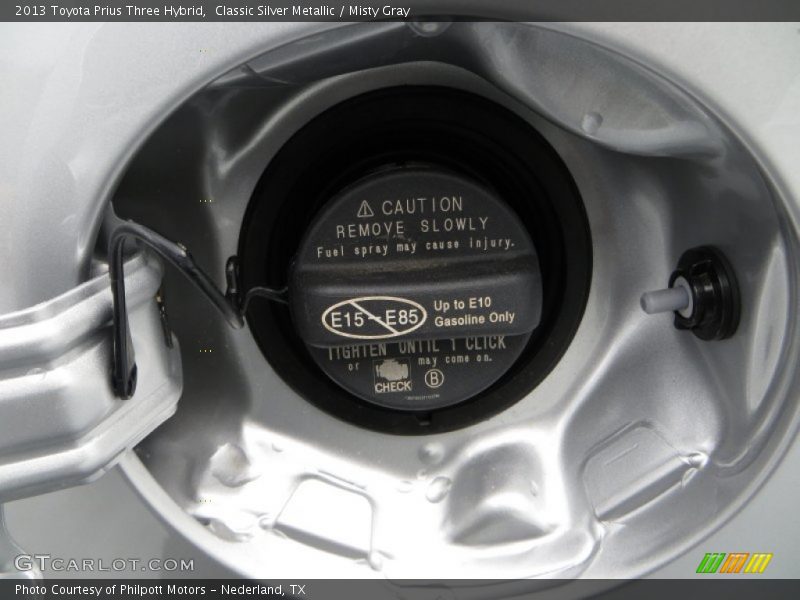 Classic Silver Metallic / Misty Gray 2013 Toyota Prius Three Hybrid