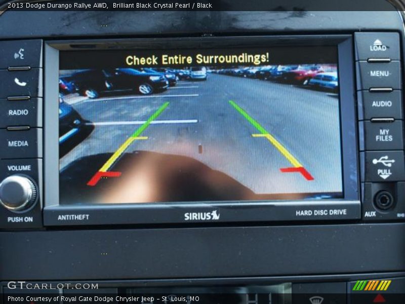 Brilliant Black Crystal Pearl / Black 2013 Dodge Durango Rallye AWD