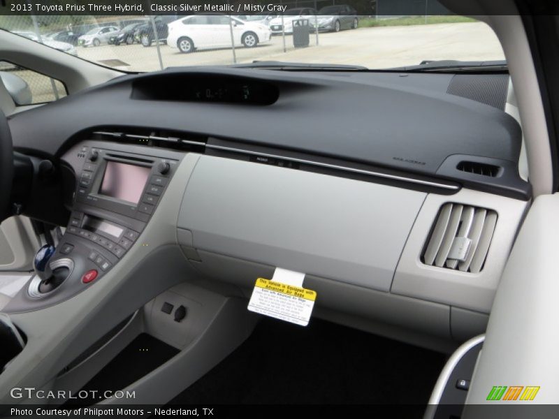 Classic Silver Metallic / Misty Gray 2013 Toyota Prius Three Hybrid