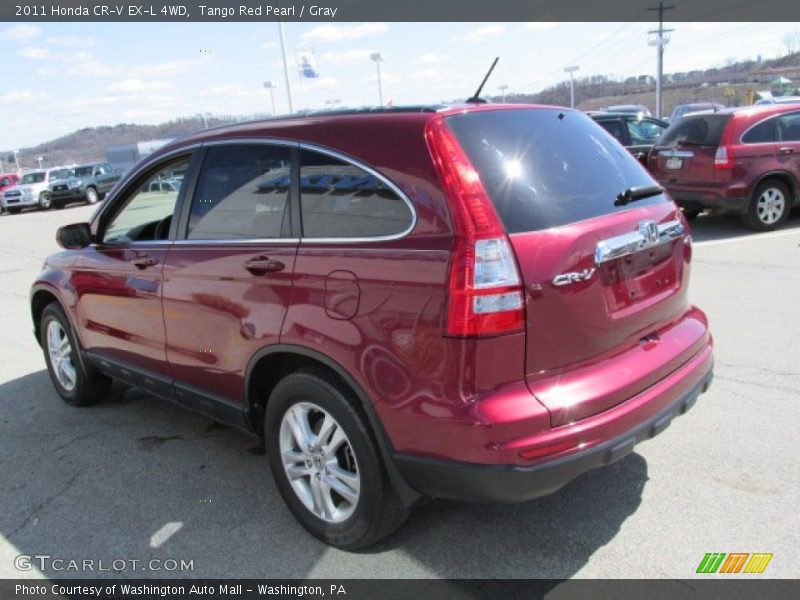 Tango Red Pearl / Gray 2011 Honda CR-V EX-L 4WD