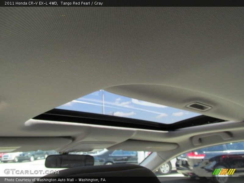 Tango Red Pearl / Gray 2011 Honda CR-V EX-L 4WD