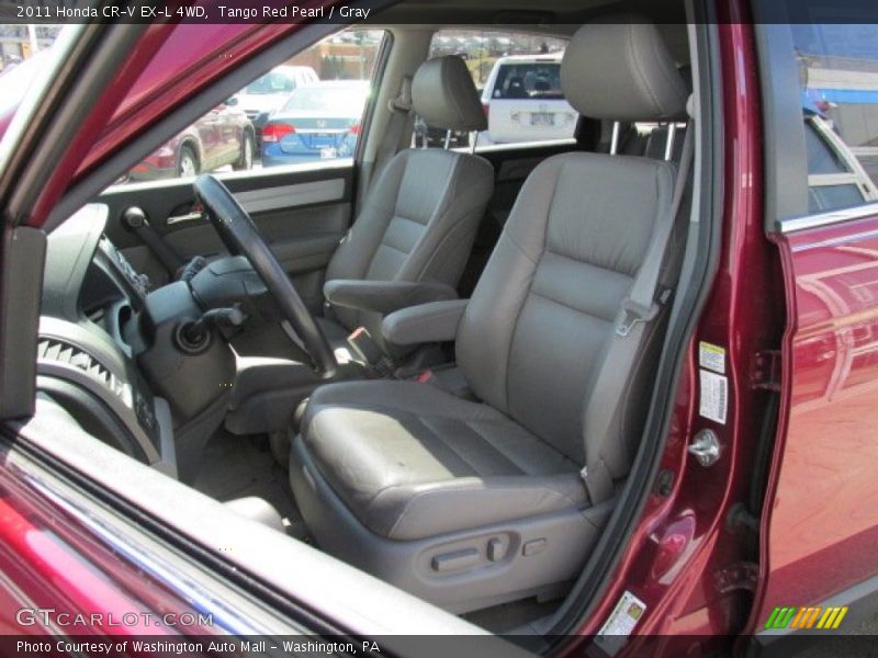 Tango Red Pearl / Gray 2011 Honda CR-V EX-L 4WD