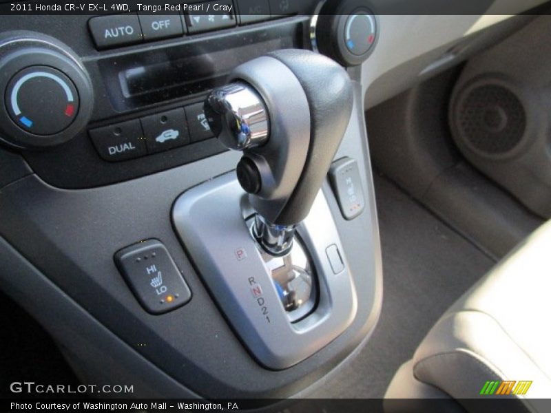 Tango Red Pearl / Gray 2011 Honda CR-V EX-L 4WD