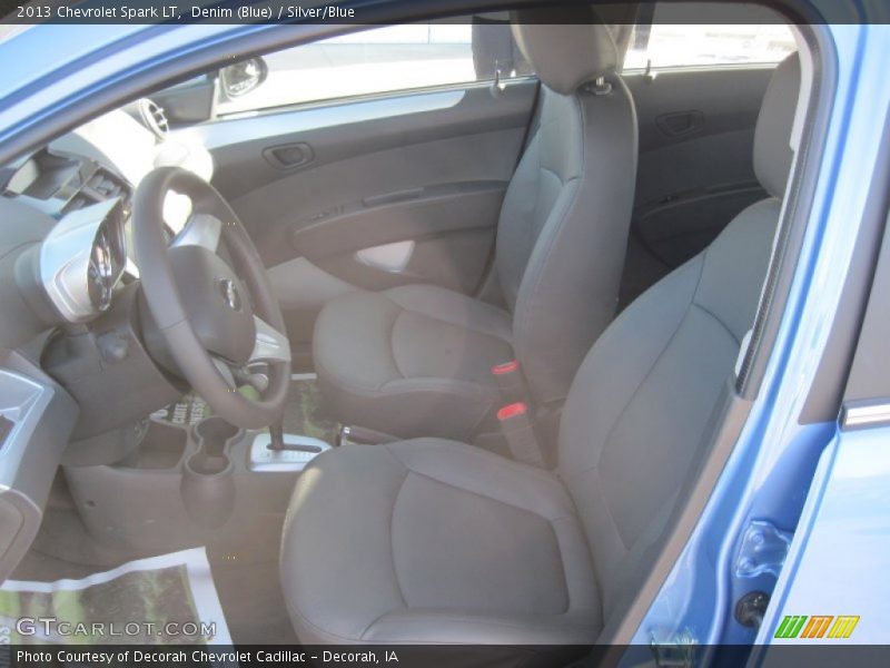 Denim (Blue) / Silver/Blue 2013 Chevrolet Spark LT