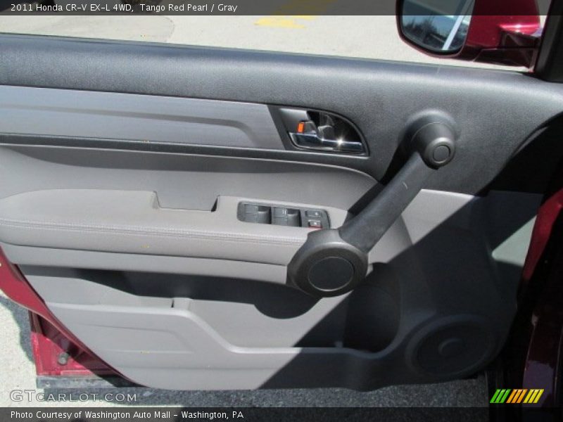 Tango Red Pearl / Gray 2011 Honda CR-V EX-L 4WD