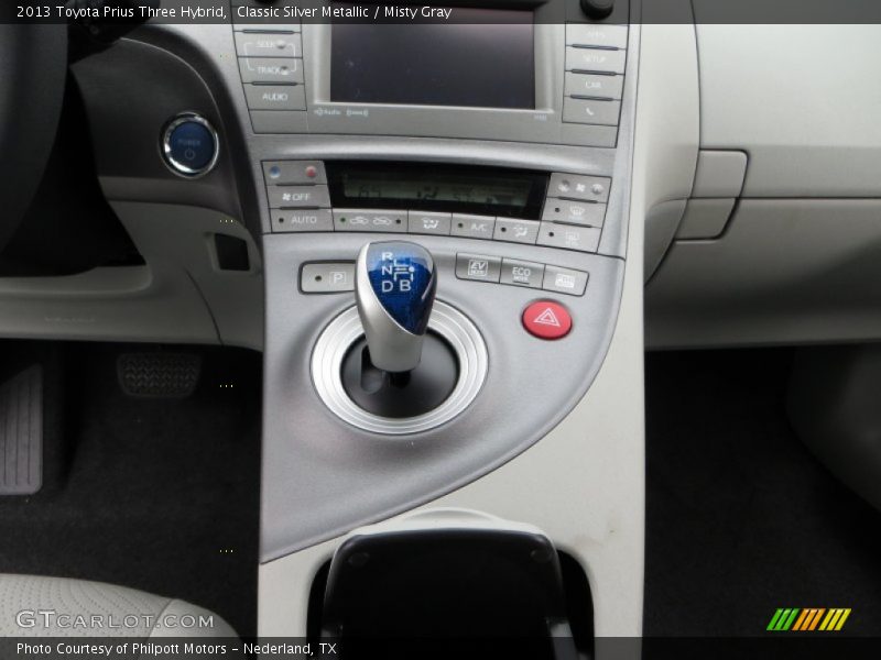 Classic Silver Metallic / Misty Gray 2013 Toyota Prius Three Hybrid