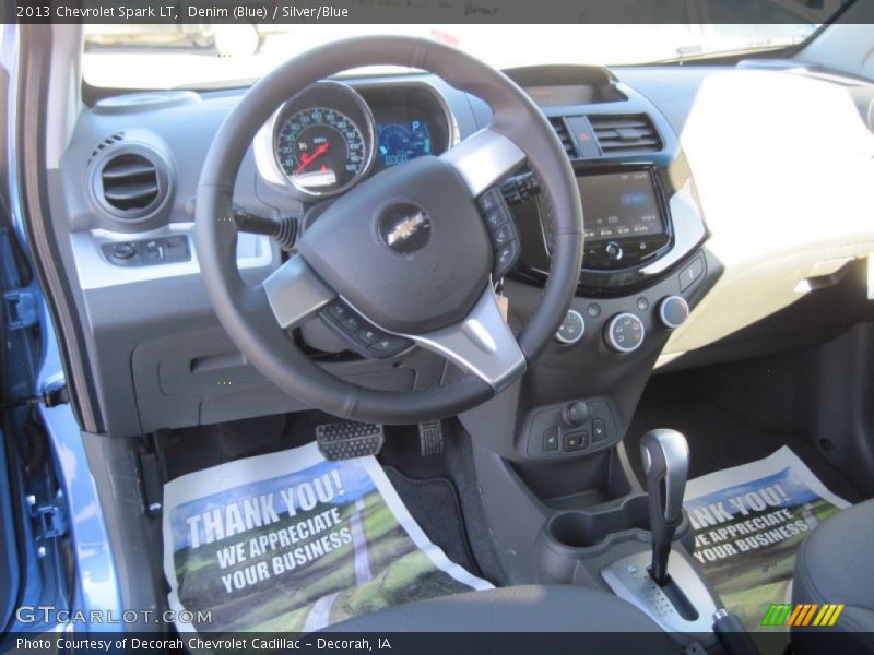 Denim (Blue) / Silver/Blue 2013 Chevrolet Spark LT