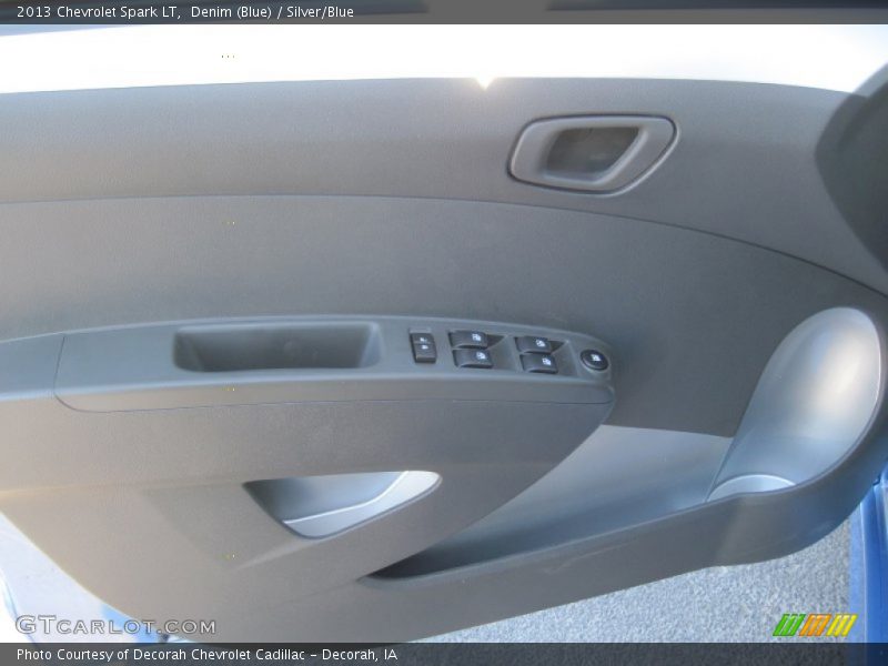 Denim (Blue) / Silver/Blue 2013 Chevrolet Spark LT