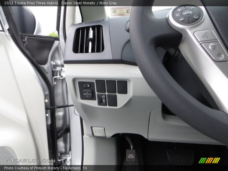Classic Silver Metallic / Misty Gray 2013 Toyota Prius Three Hybrid