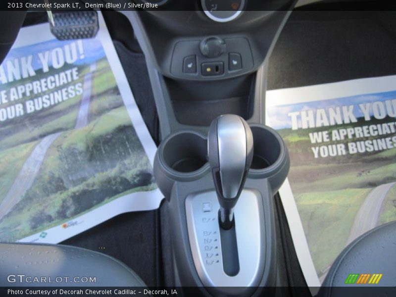 Denim (Blue) / Silver/Blue 2013 Chevrolet Spark LT