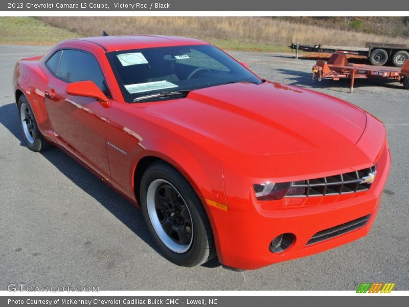 Victory Red / Black 2013 Chevrolet Camaro LS Coupe