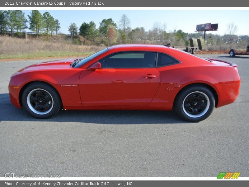 Victory Red / Black 2013 Chevrolet Camaro LS Coupe