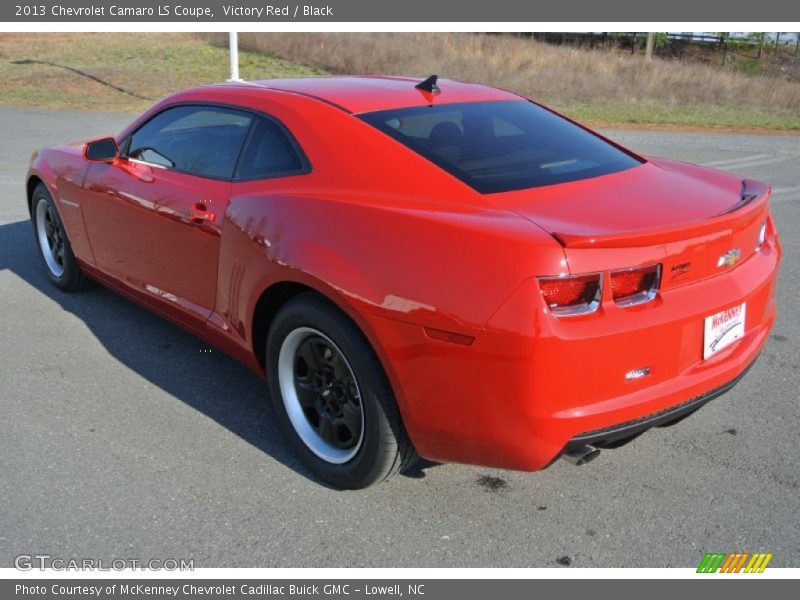 Victory Red / Black 2013 Chevrolet Camaro LS Coupe