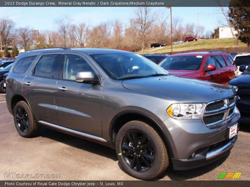 Mineral Gray Metallic / Dark Graystone/Medium Graystone 2013 Dodge Durango Crew