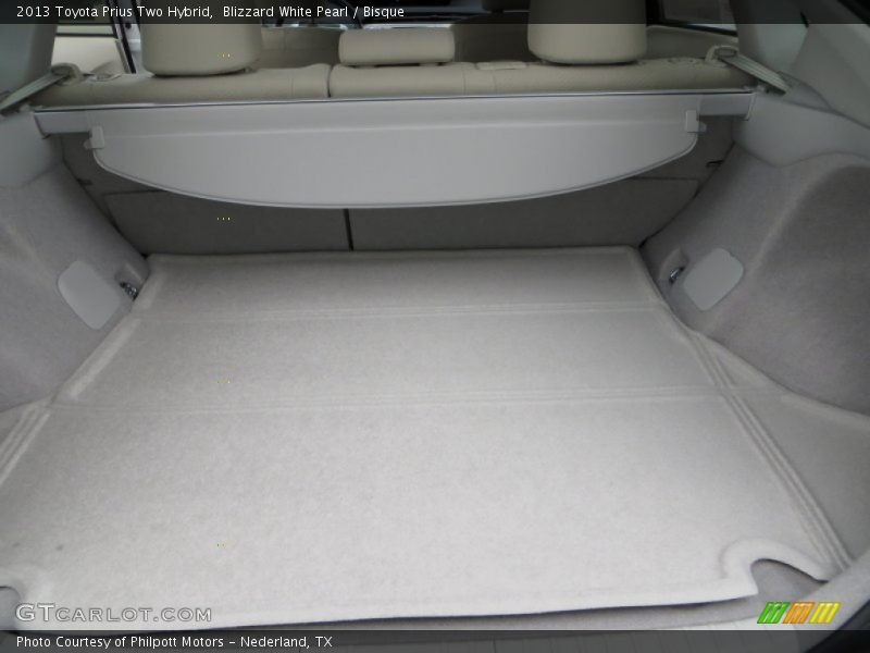 Blizzard White Pearl / Bisque 2013 Toyota Prius Two Hybrid