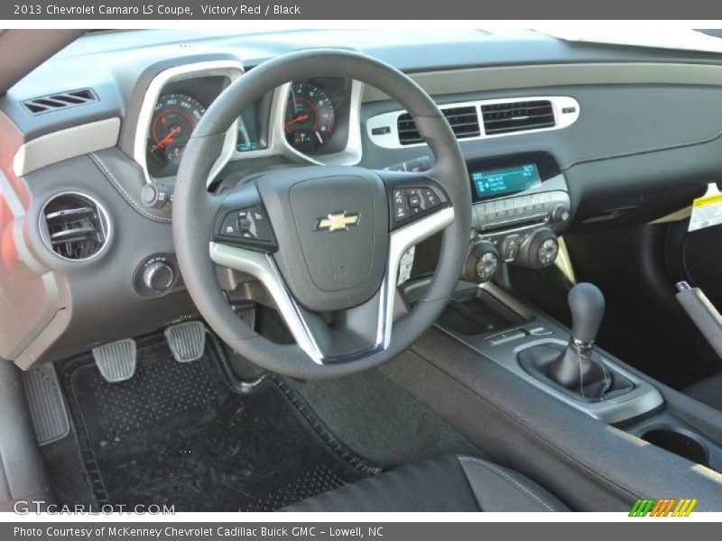Victory Red / Black 2013 Chevrolet Camaro LS Coupe
