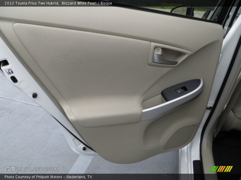 Blizzard White Pearl / Bisque 2013 Toyota Prius Two Hybrid