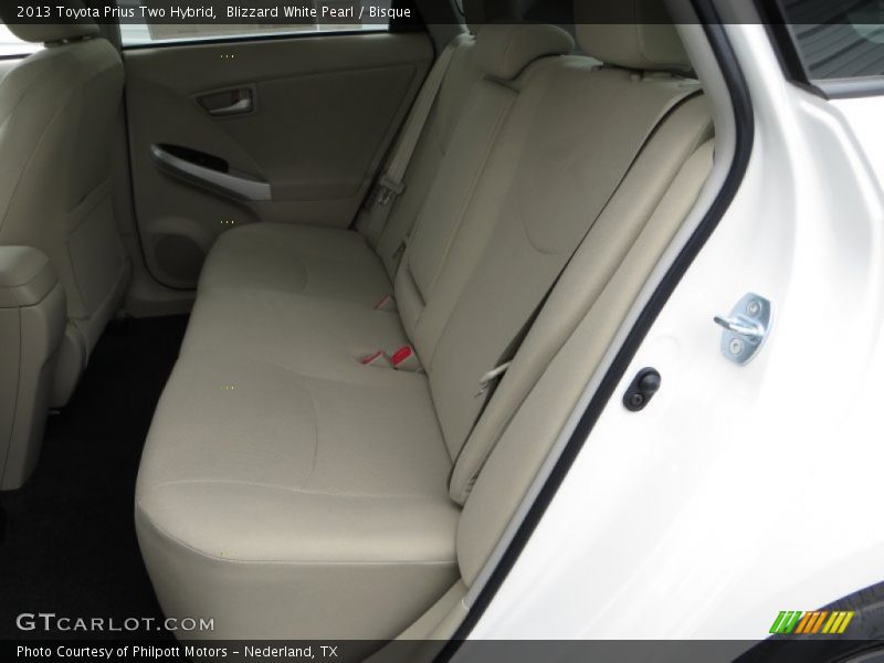 Blizzard White Pearl / Bisque 2013 Toyota Prius Two Hybrid