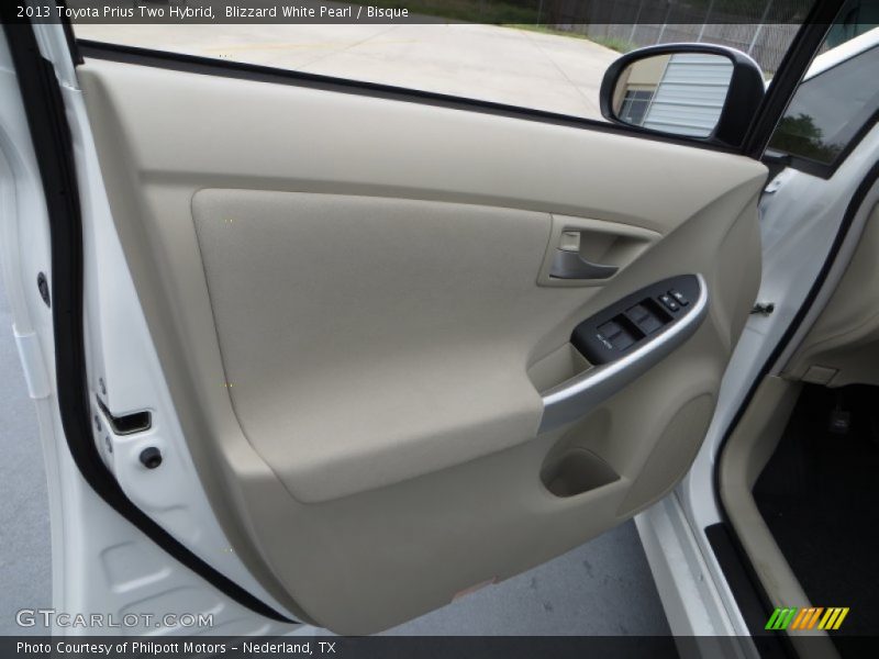 Blizzard White Pearl / Bisque 2013 Toyota Prius Two Hybrid