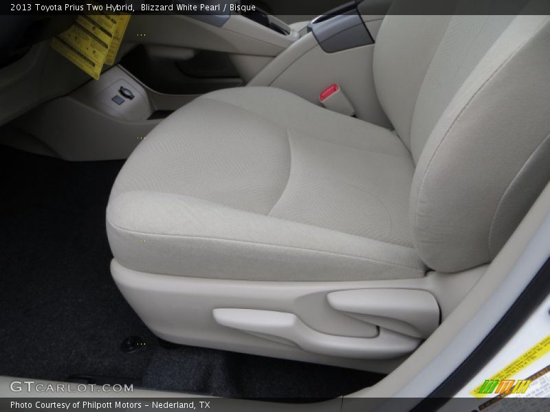 Blizzard White Pearl / Bisque 2013 Toyota Prius Two Hybrid