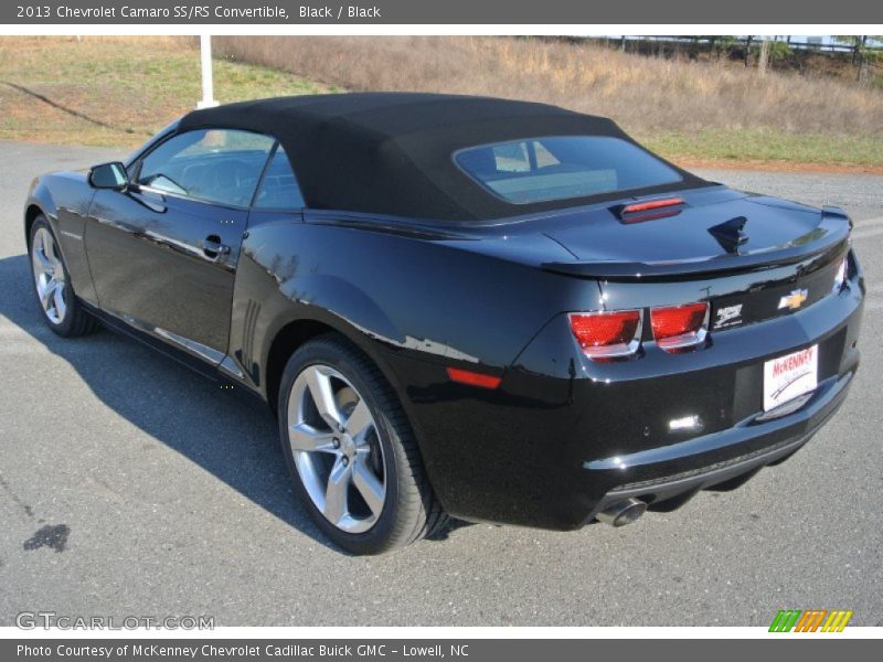 Black / Black 2013 Chevrolet Camaro SS/RS Convertible