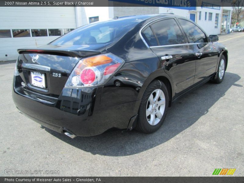 Super Black / Charcoal 2007 Nissan Altima 2.5 S