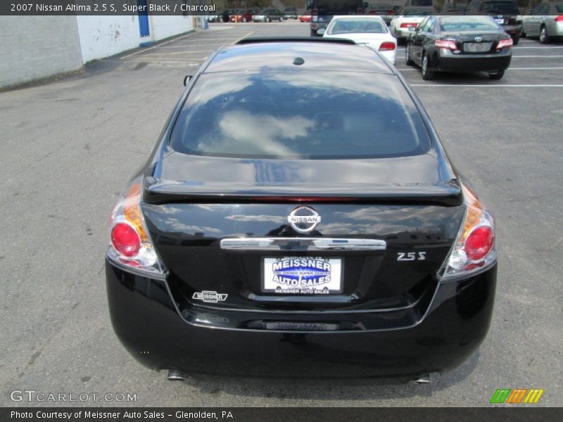 Super Black / Charcoal 2007 Nissan Altima 2.5 S