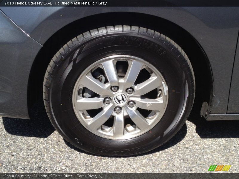Polished Metal Metallic / Gray 2010 Honda Odyssey EX-L