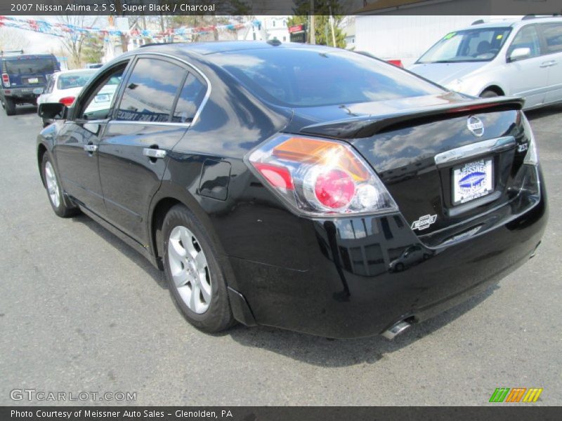 Super Black / Charcoal 2007 Nissan Altima 2.5 S