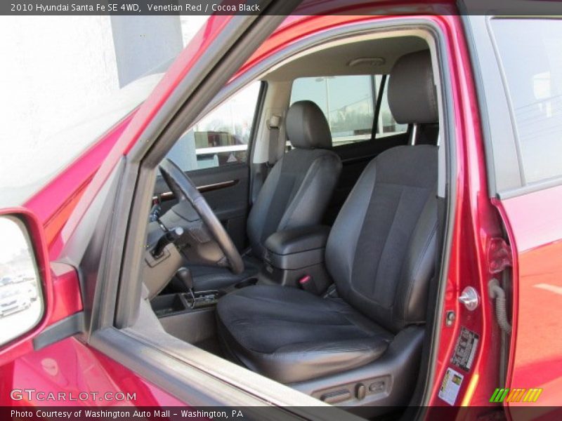Venetian Red / Cocoa Black 2010 Hyundai Santa Fe SE 4WD