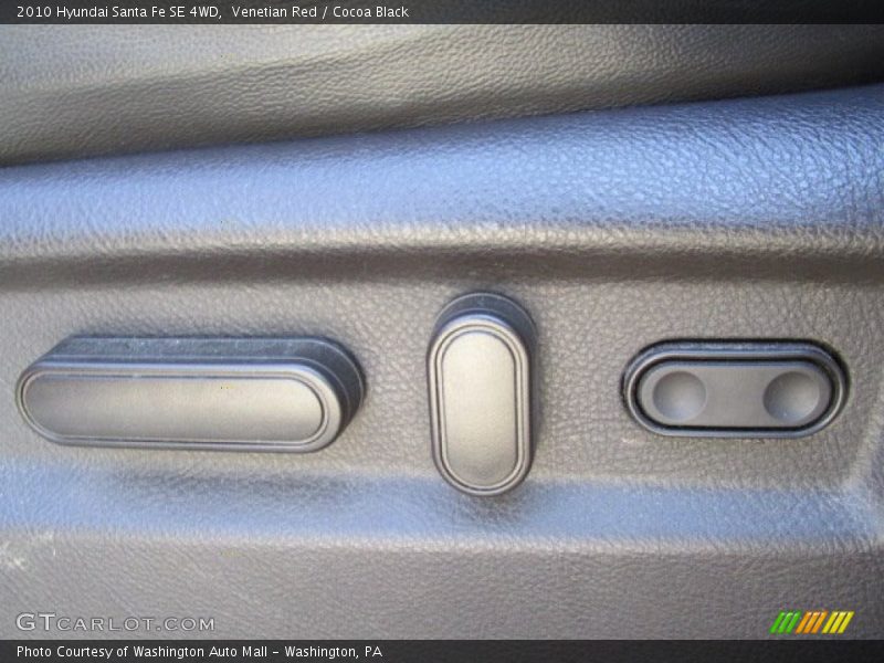 Venetian Red / Cocoa Black 2010 Hyundai Santa Fe SE 4WD