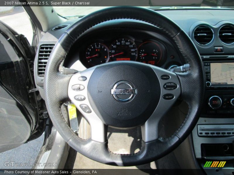 Super Black / Charcoal 2007 Nissan Altima 2.5 S